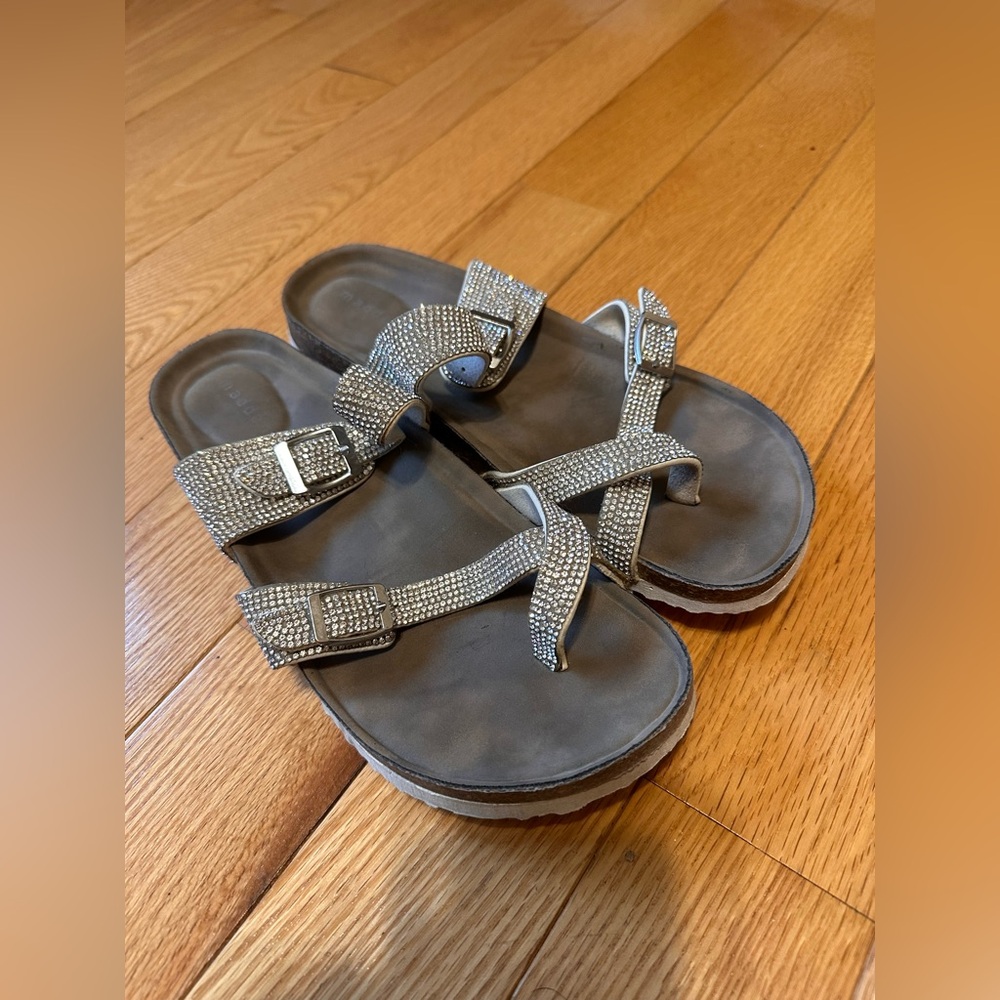 Madden Girl Rhinestone Sandals